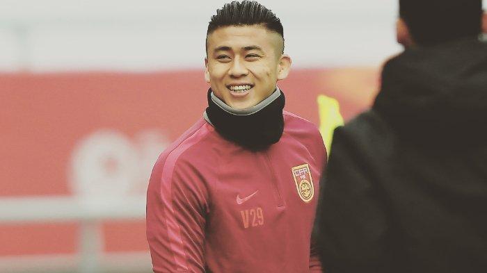 STRIKER CHINA - Striker China Zhang Yuning di Kualifikasi Piala Dunia 2026 Zona Asia. (Foto diunduh dari Instagram Zhang Yuning - 4/6/2025)