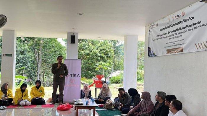 TANAMAN OBAT - Fakultas Farmasi Universitas Indonesia dan Turkish Cooperation and Coordination Agency (TİKA) mengunjungi masyarakat suku Baduy di Desa Kanekes Kecamatan Leuwidamar Kabupaten Lebak Banten untuk penandatanganan perjanjian kerjasama  dalam mendukung peningkatan sumber daya alam lokal Suku Baduy belum lama ini. Salah satunya programnya adalah membuat kebun tanaman obat khas masyarakat baduy, salah satunya Hajelin di  lahan yang diwakafkan oleh YASMUI (Yayasan Spirit Membangun Ukhuwah Islamiyah).