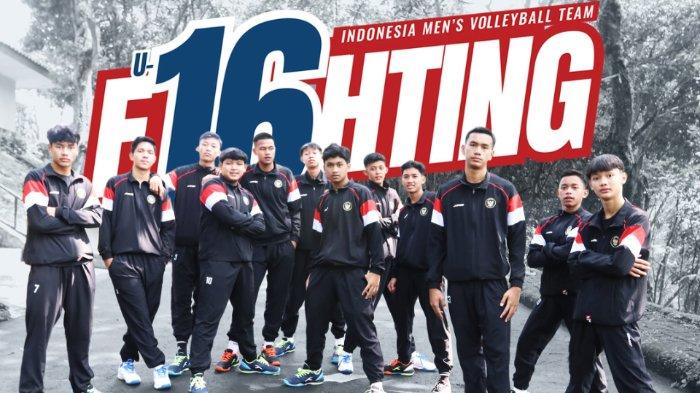 TIMNAS VOLI U16 - Sebanyak 12 pemain mengisi skuad final Timnas voli putra U16 Indonesia yang akan mentas di Kejuaraan Asia U16 2025 pada 12-20 Juli mendatang di Thailand.