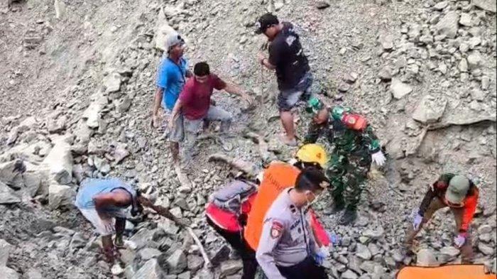 TAMBANG POBOYA LONGSOR - Seorang penambang emas ilegal dilaporkan meninggal dunia di lokasi pertambangan Poboya pada Selasa, (3/6/2025).