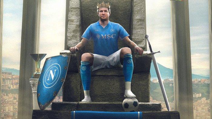 KEVIN DE BRUYNE - Transfer pemain Liga Italia, Kevin De Bruyne menjadi pemain baru Napoli yang bergabung dari Manchester City. (Foto diambil dari media X Napoli pada Jumat, 20 Juni 2025).