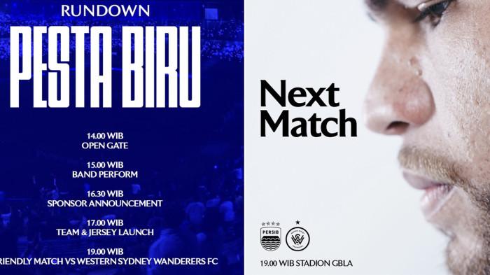 KOLASE POSTER - Persib Bandung akan launching tim, jersey, dan laga uji coba melawan Western Sydney Wanderers di Stadion Gelora Bandung Lautan Api pada Sabtu (2/8/2025) jam 19.00 WIB. Foto diambil dari Instagram Persib pada sabtu, 2 Agustus 2025.