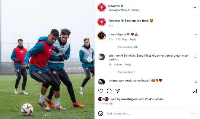 Update kondisi Mees Hilgers, bek Timnas Indonesia telah pulih dari cedera