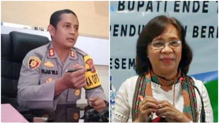 KEBIRI - Veronika Ata (kanan) dalam acara Talk Show Childfund Internasional, Implementasi Project Akta Lahir di Ruang Garuda, Kantor Bupati Ende, Selasa 14 Desember 2021. Terbaru, Ketua LPA NTT ini menyarankan Kapolres Ngada AKBP Fajar Widyadharma Lukman dihukum kebiri karena melakukan kekerasan seksual terhadap anak.