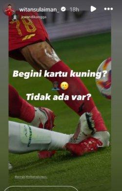 Witan Sulaeman pertanyakan kualitas wasit Liga 1