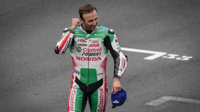 JOHANN ZARCO - Ekspresi pembalap asal Prancis, Johann Zarco, ketika berada di trek lintasan Sirkuit Le Mans, Prancis, setelah merampungkan balapan utama MotoGP Prancis pada 11 Mei 2025. (Foto: Laman MotoGP)