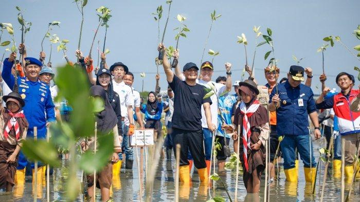 Ahmad Luthfi Pimpin Penanaman Mangrove Serentak, Upaya Lindungi Pesisir dari Abrasi dan Rob - TribunNews.com