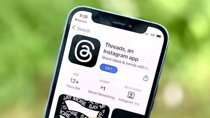Aplikasi Threads di App Store