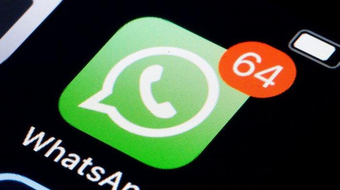 Aplikasi Whatsapp di smartphone.