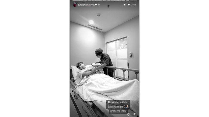 Aurel Hermansyah mohon doa kelancaran operasi Atta Halilintar