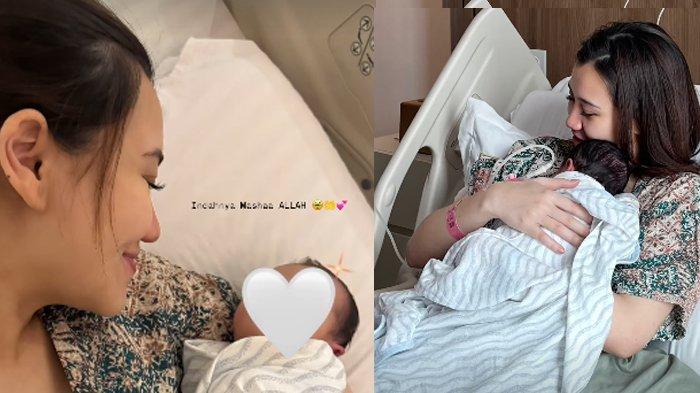 ANAK AALIYAH MASSAID - Aaliyah Massaid yang baru melahirkan, membagikan momen peluk dan cium putra pertamanya Ahmad Arash Omara Thariq. Mirip siapakah sang bayi? Aaliyah atau Thariq Halilintar?