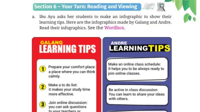 Tangkap layar pdf buku bahasa inggris kelas 7