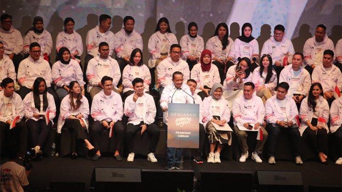 Wakil Ketua Tim Pemenangan Prabowo Subianto - Gibran Rakabuming, Bahlil Lahadalia mengatakan seorang pemimpin sejati adalah pemimpin yang tegas dan tidak diatur oleh siapapun. Hal ini diungkapkan Bahlil Lahadalia saat deklarasi pendukung Penerus Negeri di Djakarta Theater XXI, Jakarta, Sabtu (28/10/2023).