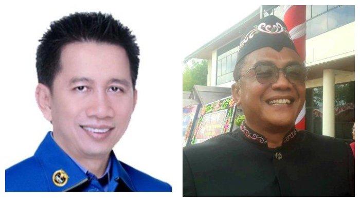 Bakal calon gubernur (bacagub) Kalimantan Tengah, Nadalsyah, dan bakal calon wakil gubernur (bacawagub) Kalimantan Tengah, Sigit K Yunianto.
