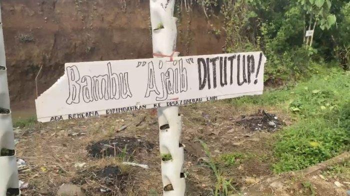BAMBU AJAIB CIANJUR - Bambu petuk ajaib di Kampung Limbangan, Desa Cikaroya, Kecamatan Warungkondang, Kabupaten Cianjur, Rabu (2/7/2025). Berikut fakta-faktanya.