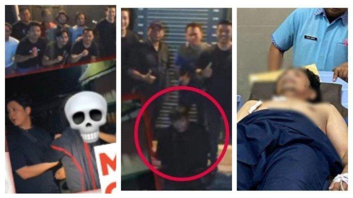 BEGAL ALDI MONYET - Meme, foto penangkapan begal sekaligus terduga penembak polisi, Aldi Monyet oleh tim gabungan Resmob Polda Sulsel, tim Jatanras Polrestabes Makassar, dan tim Resmob Polres Pelabuhan, Ahad atau Minggu (4/5/2025). Aldi kabur saat hendak ditangkap di Jl Abu Bakar Lambogo, Makassar, Sulsel, Sabtu (3/5/2025). Aldi Monyet saat ditangkap dan polisi korban penembakan Aldi Monyet.