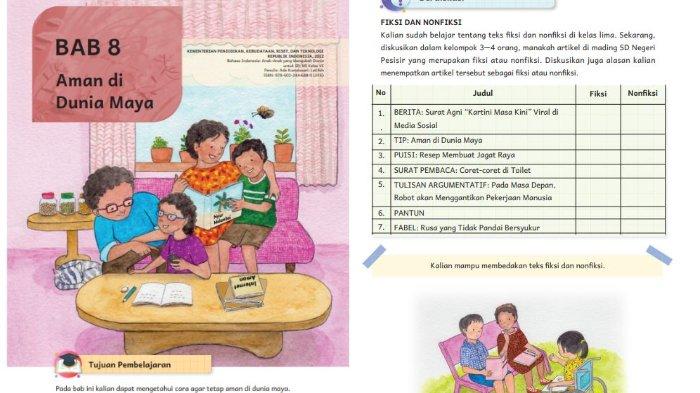Buku Bahasa Indonesia Kelas 6 Halaman 206 Kurikulum Merdeka