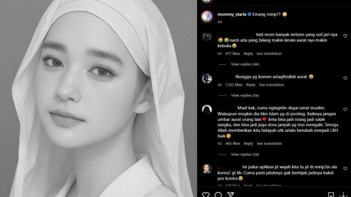 Buntut unggah potret pamer leher hasil editan AI, Inara Rusli banjir hujatan.