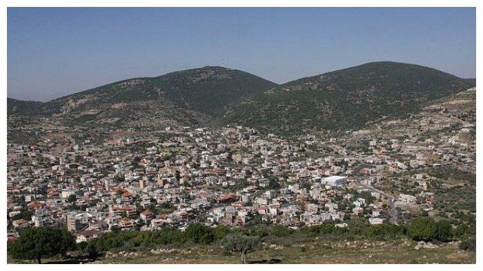 KOMUNITAS DRUZE - Foto yang diambil dari The Times of Israel tanggal 28 Februari 2025 memperlihatkan Kota Hurfeish di Israel yang ditinggali oleh banyak komunitas Druze. Israel mempertimbangkan untuk menerima warga Suriah dari komunitas Druze untuk bekerja di Israel.