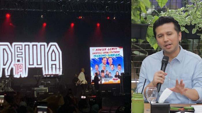 Emil Dardak menyebut jika penghentian konser ini diwarnai aksi pengambilan mikrofon di panggun konser Gaspol Satu Putaran