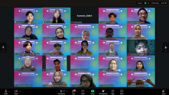 Hari Pemuda Internasional 2025, Pemuda sebagai Pembawa Obor Harapan