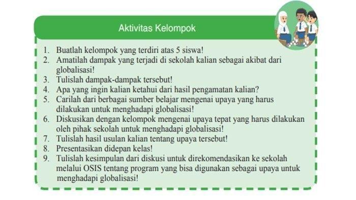 Inilah kunci jawaban mata pelajaran Ilmu Pengetahuan Sosial (IPS) kelas 9 SMP halaman 146 semester 1 Kurikulum 2013.