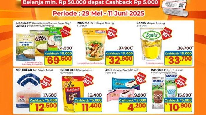 KATALOG PROMO - Tangkap layar akun Instagram Indomaret pada Senin (3/6/2025). Berikut daftar produk minyak goreng murah dalam katalog promo Alfamart dan Indomaret pada Selasa, 3 Juni 2025