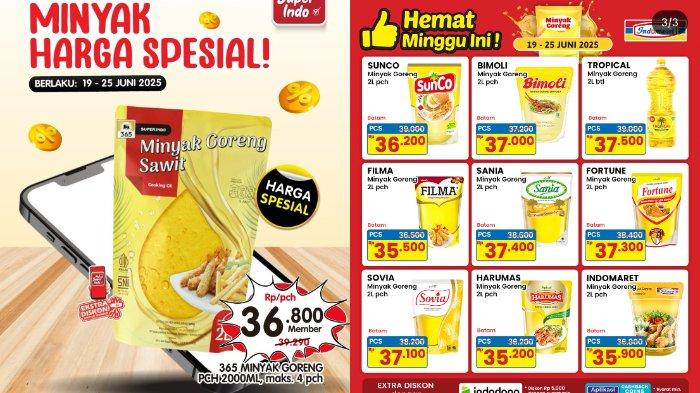 KATALOG PROMO JSM - Tangkap layar akun Instagram Superindio dan Indomaret yang diunggah pada Kamis (19/6/2025). Berikut daftar produk dalam katalog promo Indomaret, Alfamart, dan Superindo periode 20 Juni 2025 sampai 22 Juni 2025.