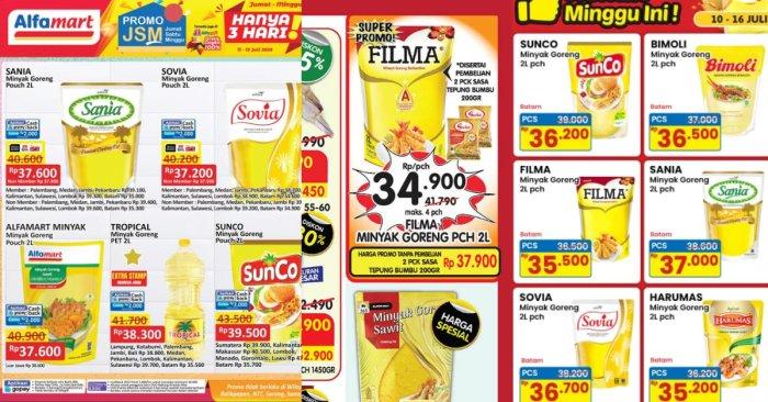 KATALOG PROMO JSM - Tangkap layar akun Instagram Alfamart dan Indomaret juga katalog koran Superindo yang diunggah pada Jumat (11/7/2025). Berikut daftar produk dalam katalog promo JSM Alfamart, Superindo, dan Indomaret hari ini untuk periode 11-13 Juli 2025