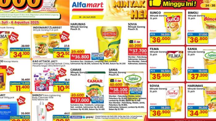 KATALOG PROMO JSM - Tangkap layar akun Instagram Indomaret dan Alfamart yang diunggah pada Kamis (24/7/2025). Berikut daftar produk dalam katalog promo JSM Indomaret, Alfamart, dan Superindo periode 25-27 Juli 2025