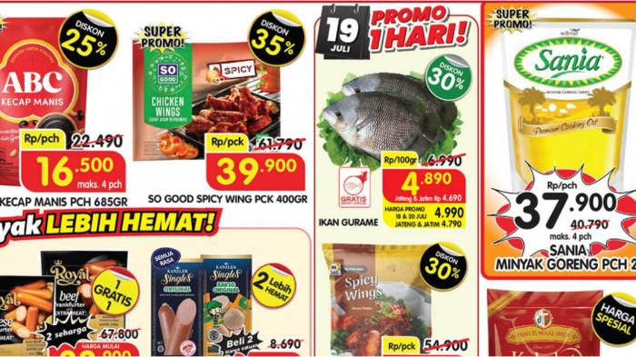 KATALOG PROMO JSM - Tangkap layar akun Katalog Koran Superindo Web yang diunggah pada Jumat (18/7/2025). Berikut daftar produk dalam katalog promo JSM Indomaret, Superindo,Alfamart periode 18-20 Juli 2025