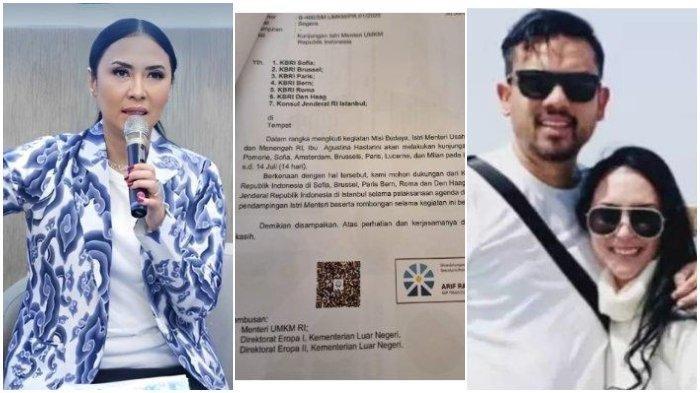 Menteri UMKM MINTA FASILITAS - Menteri UMKM Maman dan istrinya Tina Astari tengah disorot usai diduga minta difasilitasi negara ke luar negeri. Surat permintaan bantuan Kementerian UMKM pun tersebar di media sosial, Kamis (3/7/2025).