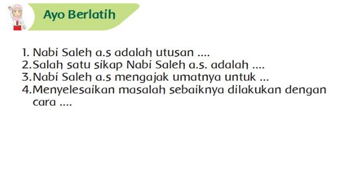 KUNCI JAWABAN SD - Gambar soal untuk kunci Jawaban PAI Kelas 2 SD Kurikulum 2013 (K-13) yang diambil pada Minggu (23/2/2025) di bagian Ayo Berlatih halaman 50 BAB 7 Berani buku Pendidikan Agama Islam dan Budi Pekerti.