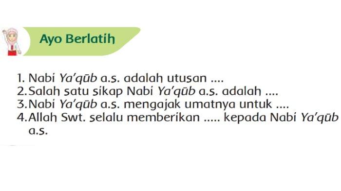 KUNCI JAWABAN SD - Gambar soal untuk kunci Jawaban PAI Kelas 2 SD Kurikulum 2013 (K-13) yang diambil pada Sabtu (1/3/2025) di bagian Ayo Berlatih halaman 66 BAB 10 Kasih Sayang buku Pendidikan Agama Islam dan Budi Pekerti.