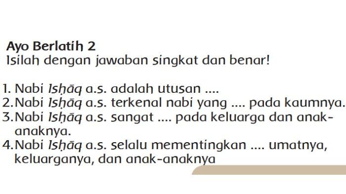 KUNCI JAWABAN SD - Gambar soal untuk kunci Jawaban PAI Kelas 2 SD Kurikulum 2013 (K-13) yang diambil pada Rabu (5/3/2025) di bagian Ayo Berlatih 2 halaman 88 BAB 12 Hidup Damai buku Pendidikan Agama Islam dan Budi Pekerti.