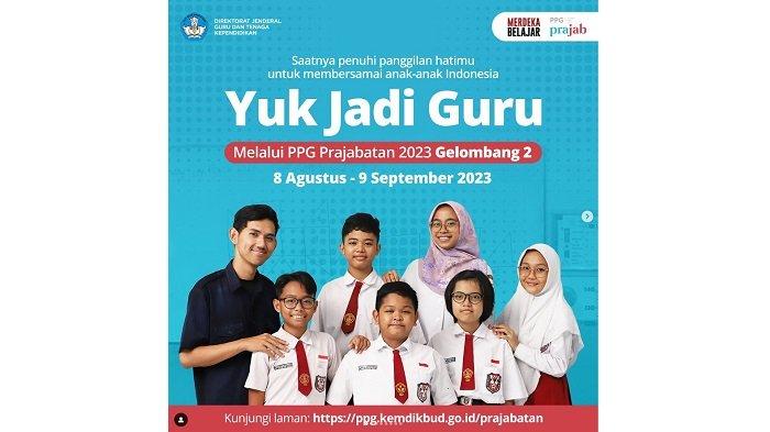 Kuota nasional Program PPG Prajabatan Tahun 2023 adalah 59.019 mahasiswa.
