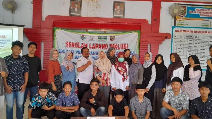 Lakpesdam PCNU Boyolali mengadakan sekolah lapang Edukasi Pencegahan Nikah Dini dan bahaya pergaulan bebas bagi remaja di Desa Walen Simo, Boyolali, Jawa Tengah.