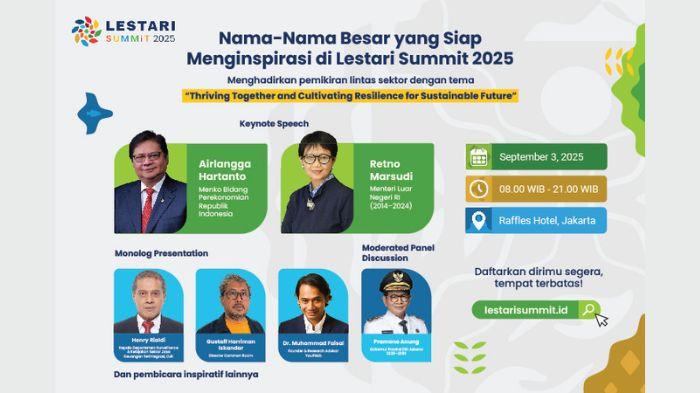 Pendaftaran Lestari Summit 2025 Resmi Dibuka, Pertama Kalinya Terbuka untuk Umum