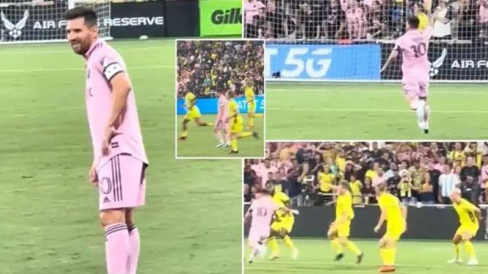 Lionel Messi cetak gol menjadi viral