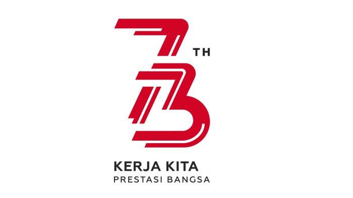 LOGO HUT RI - Gambar diunduh dari laman Kementerian Sekretariat Negara, Jumat (11/7/2025) memperlihatkan logo HUT RI Tahun 2018.