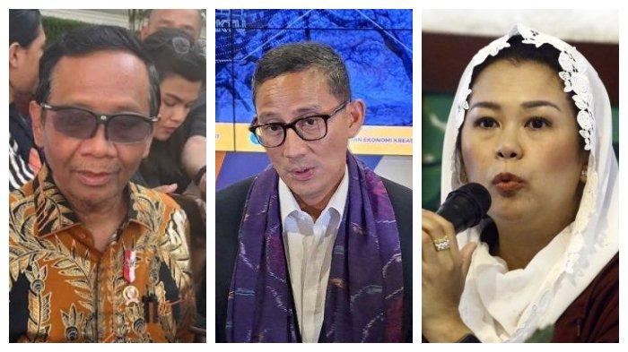 Mahfud, Sandiaga, dan Yenny