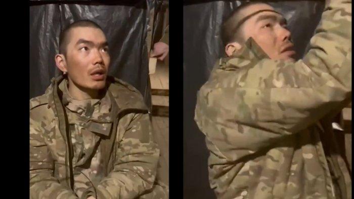 TENTARA TIONGKOK - Foto yang diambil dari akun X Menteri Luar Negeri Ukraina memperlihatkan warga Tiongkok yang bertempur membela Rusia.