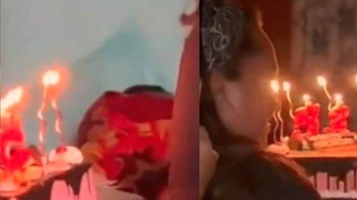 MENINGGAL JELANG ULTAH - Momen keluarga Yunus Ariwei, Kepala Badan Pengelola Keuangan dan Aset Daerah (BPKAD) Kabupaten Pegunungan Arfak (Pegaf), Papua Barat memberi kejutan ulang tahun, namun Yusuf ditemukan sudah meninggal dunia.