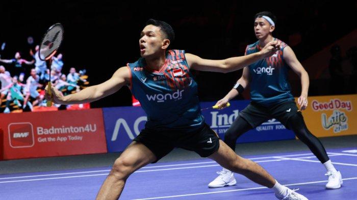 INDONESIA OPEN 2025 - Pasangan Ganda putra Fajar/Rian di semifinal Indonesia Open 2025 kemarin