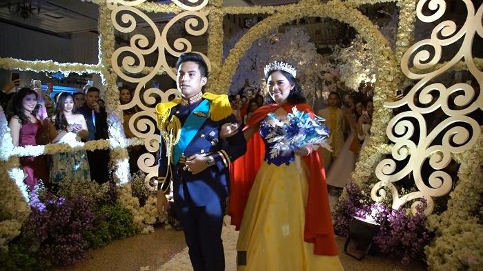 Resepsi pernikahan Rachel Vennya dan Niko Al Hakim di Balai Sudirman, Jakarta Selatan, pada 4 Februari 2017.