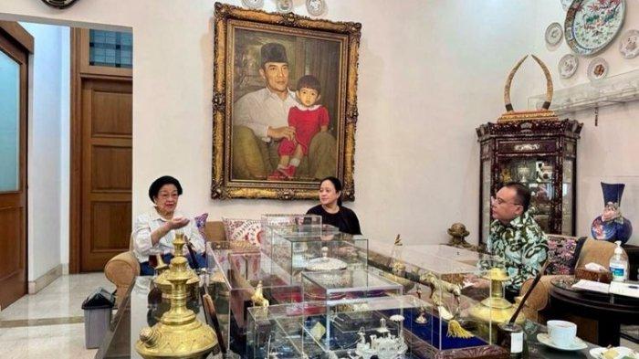 DASCO BERTEMU MEGAWATI - Wakil Ketua DPR RI Sufmi Dasco Ahmad bertemu Presiden ke-5 RI Megawati Soekarnoputri.