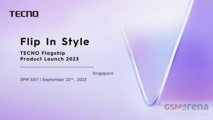 Tecno Phantom V Flip akan diluncurkan pada 22 September pada sebuah acara di Singapura, yang akan dimulai pada pukul 15.00 waktu setempat.