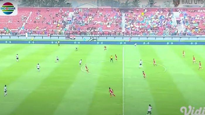 Potret pertandingan pembuka Liga 1 2023/2024 antara Bali United vs PSS Sleman
