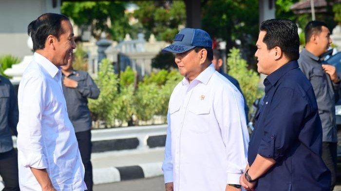 Presiden Joko Widodo (Jokowi) dan Ibu Iriana Joko Widodo melanjutkan kunjungan kerja ke Provinsi Jawa Timur, Senin (24/7/2023). Dalam kunjungan Jokowi didamping Menhan Prabowo Subianto dan Menteri BUMN Erick Thohir.