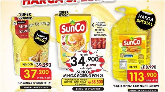 KATALOG PROMO JSM - Tangkap layar akun Instagram Superindo yang diunggah pada Sabtu (28/6/2025). Berikut daftar produk dalam katalog promo JSM Alfamart, Indomaret, dan Superindo periode 26-28 Juni 2025